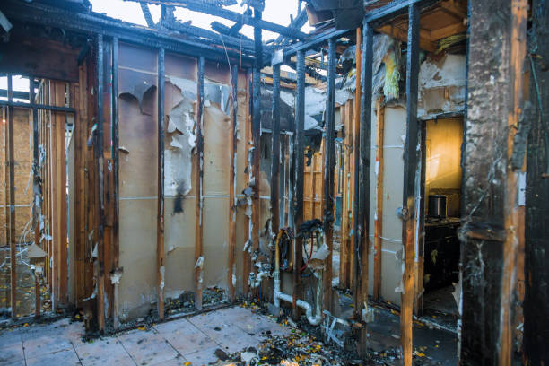 Professional Emergency Fire Cleanup technician working in Oviedo, FL